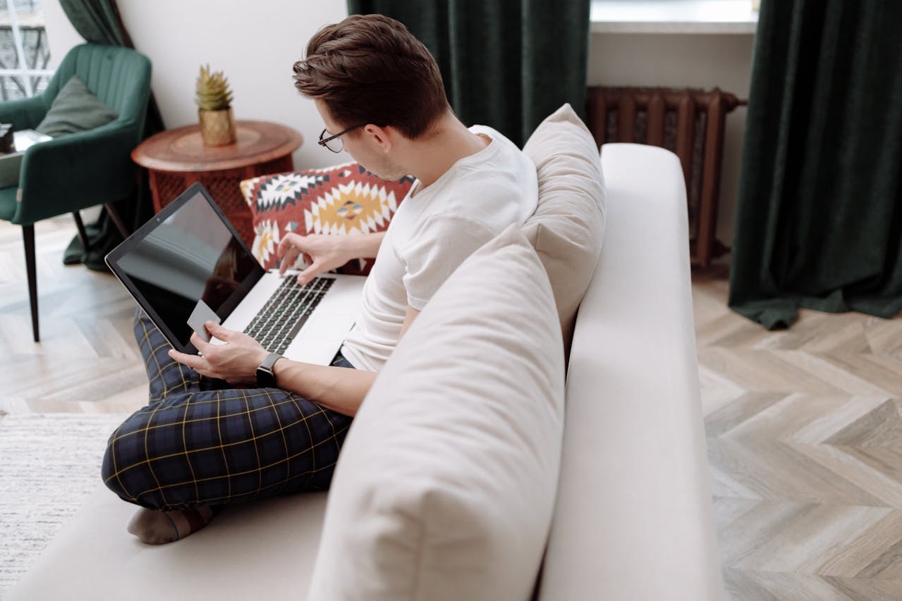 Freelancer at work